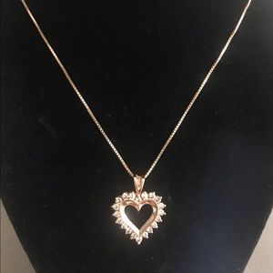 Genuine Diamond Heart Pendant⭐️